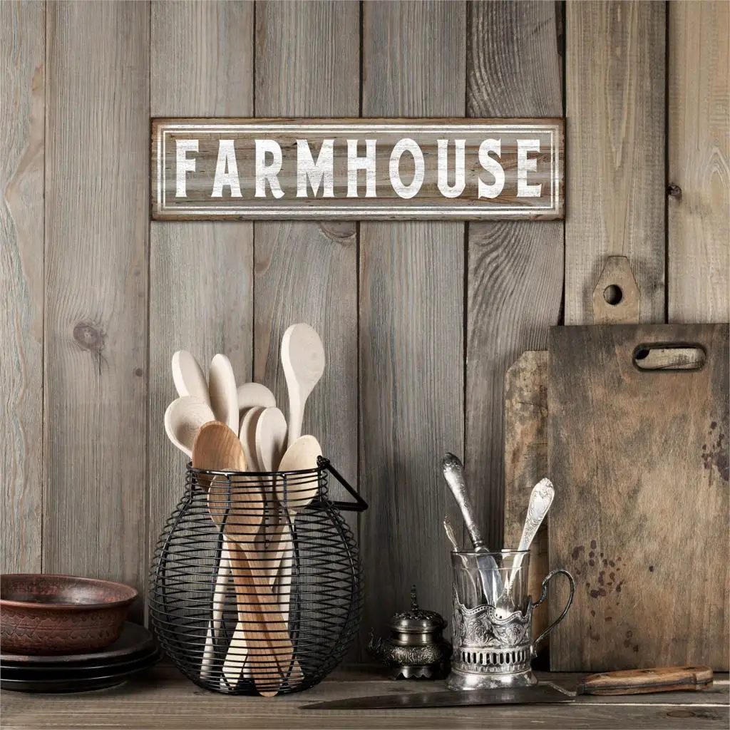 Винтажный жестяной барный знак в стиле ретро для сельского дома/4x16 дюймов