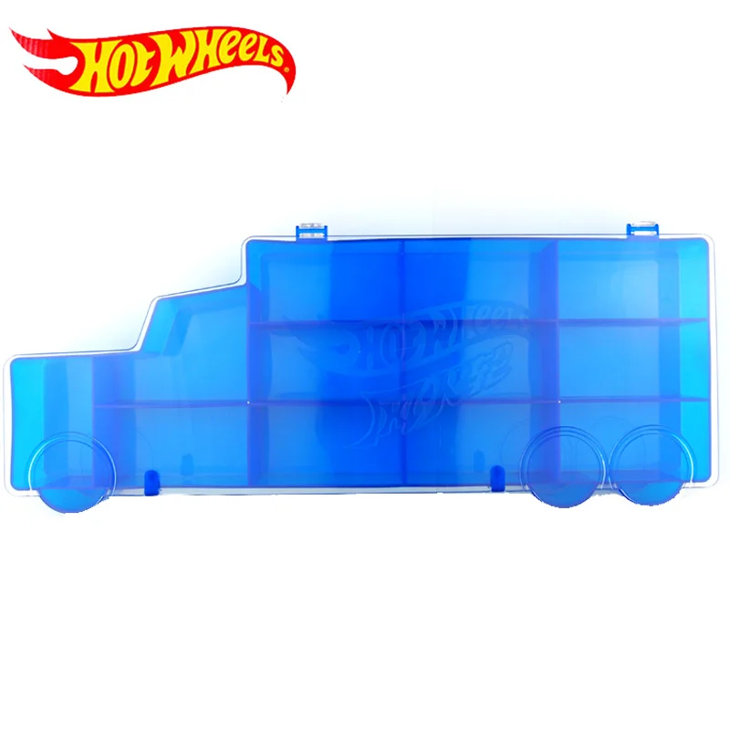 Переносная пластиковая коробка для хранения игрушек Hot Wheels подвижная