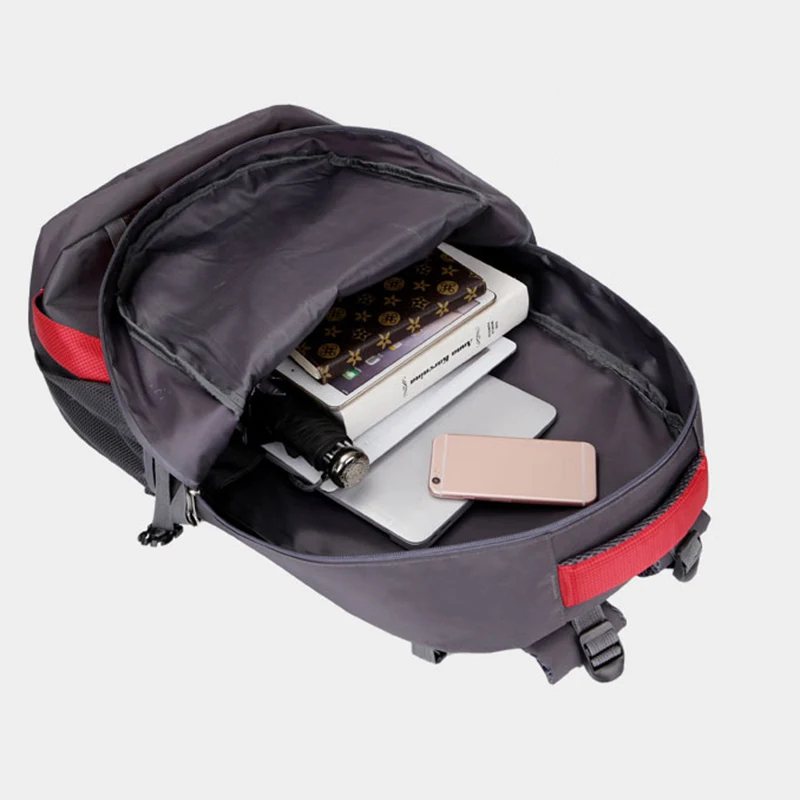 

45 L Large Capacity Men Backpack Couple Casual Outdoor Climb Bag Lady Sports Bag Male Travel Backpack Teenager School Bag Black
