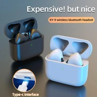 xy 9 tws wireless headphones with mic 9d stereo android ios universal bluethooth 5 0 auto ear recognition earphone