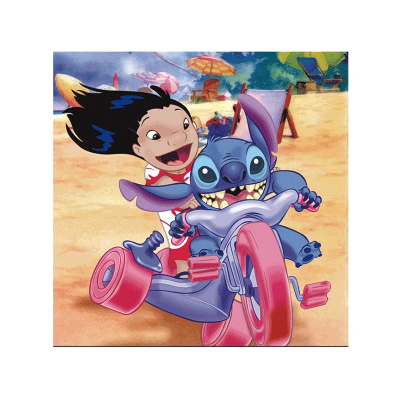 1 шт. милый Лило & Ститч значок монстра термочувствительный патч термопереводная