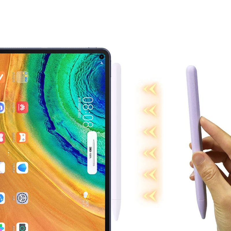 Case For Huawei M-Pencil Anti-scratch Silicone Protective Cover Nib Stylus Pen Mate Pad Accessories Pencil | Компьютеры и офис
