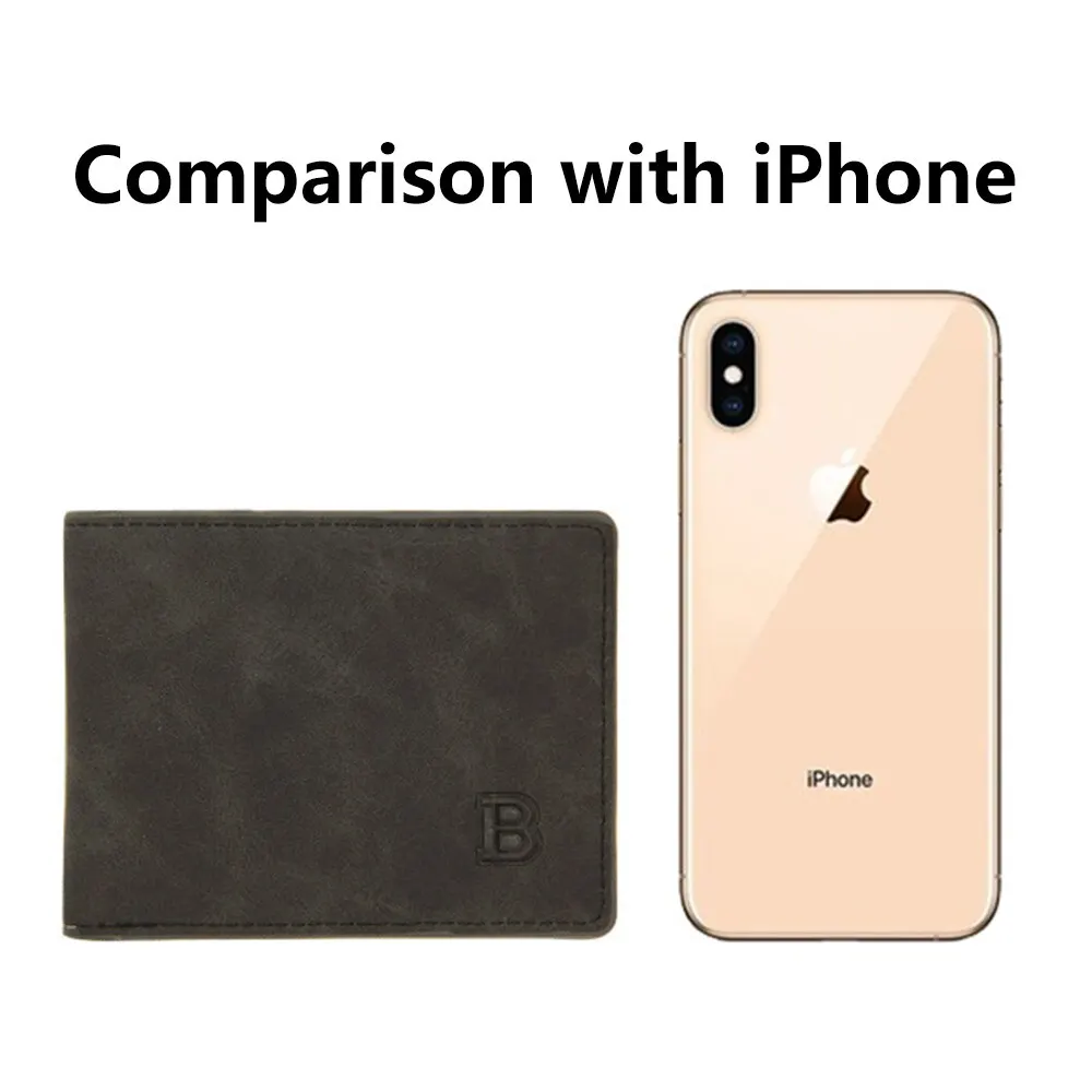 Новинка мужские кошельки маленькие тонкий кошелек с отделением для монет на