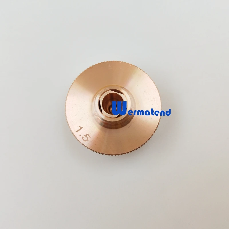 Wermatend 10 шт./лот CO2/волоконные лазерные сопла P0591-574-00018 двухслойные для Hans wsx режущие
