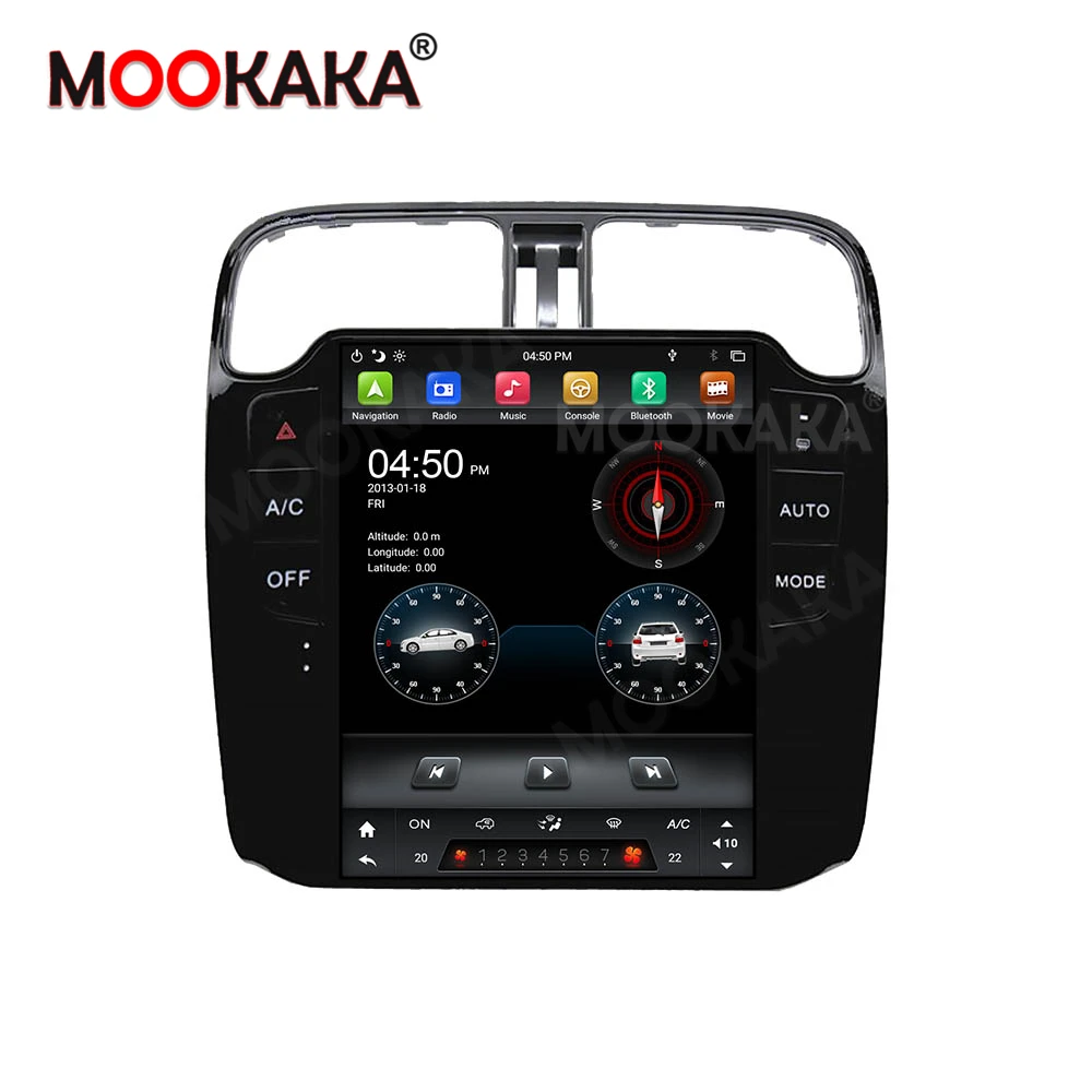 구매 테슬라 스타일 안드로이드 멀티미디어 플레이어 자동차 라디오 GPS 네비게이션 폭스 바겐 폴로 2011-2016 헤드 유닛 무선 카플레이 PX6 HD, 테슬라 스타일