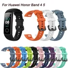 Ремешок для смарт-часов Huawei Honor Band 4, 5, силиконовый ремешок на запястье, спортивный ремешок для часов Huawei Honor Glory 5, аксессуары