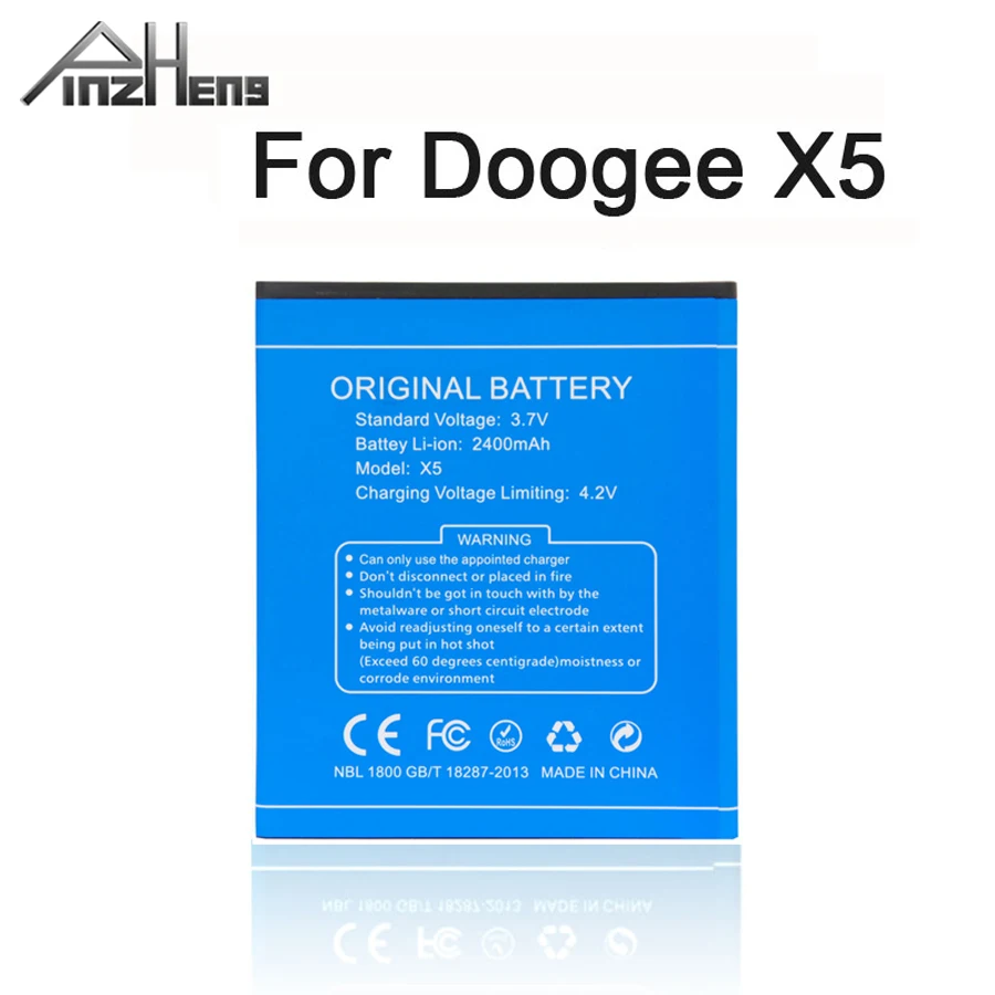 PINZHENG 100% оригинальный мобильный телефон батарея для Doogee X5 X5S Pro Высокое качество