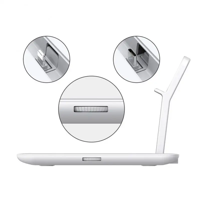 15W Беспроводная зарядная станция 4 в 1 для быстрой зарядки iPhone 12 11 XR X, Apple Watch 6 5 3, Airpods, Apple Pencil Charge on.