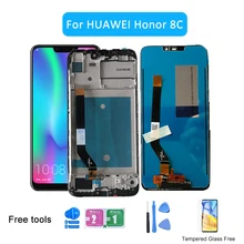 LCD For Huawei Honor 8C LCD Display Touch Screen Digitizer Assembly With Frame For Honor 8C Display BKK-AL10 BKK-L21