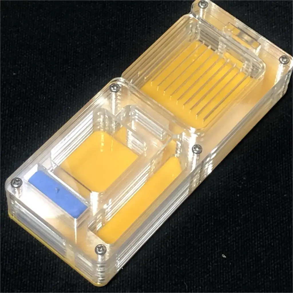 YELLOW DIY акриловый муравей ферма лабиринт с питанием площадь муравьев дом завод муравей гнездо вилла насекомое шпон увлажняющая подстилка для домашнего питомца антилл - Цвет: YELLOW