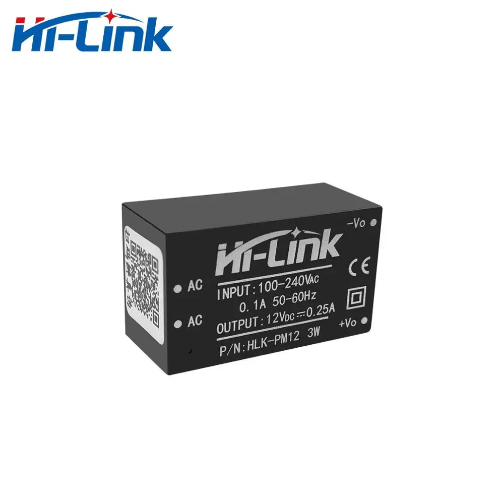 Бесплатная доставка 10 шт. * HLK PM12 Hi Link 3W 12V 250mA Выход AC DC переключатель источника