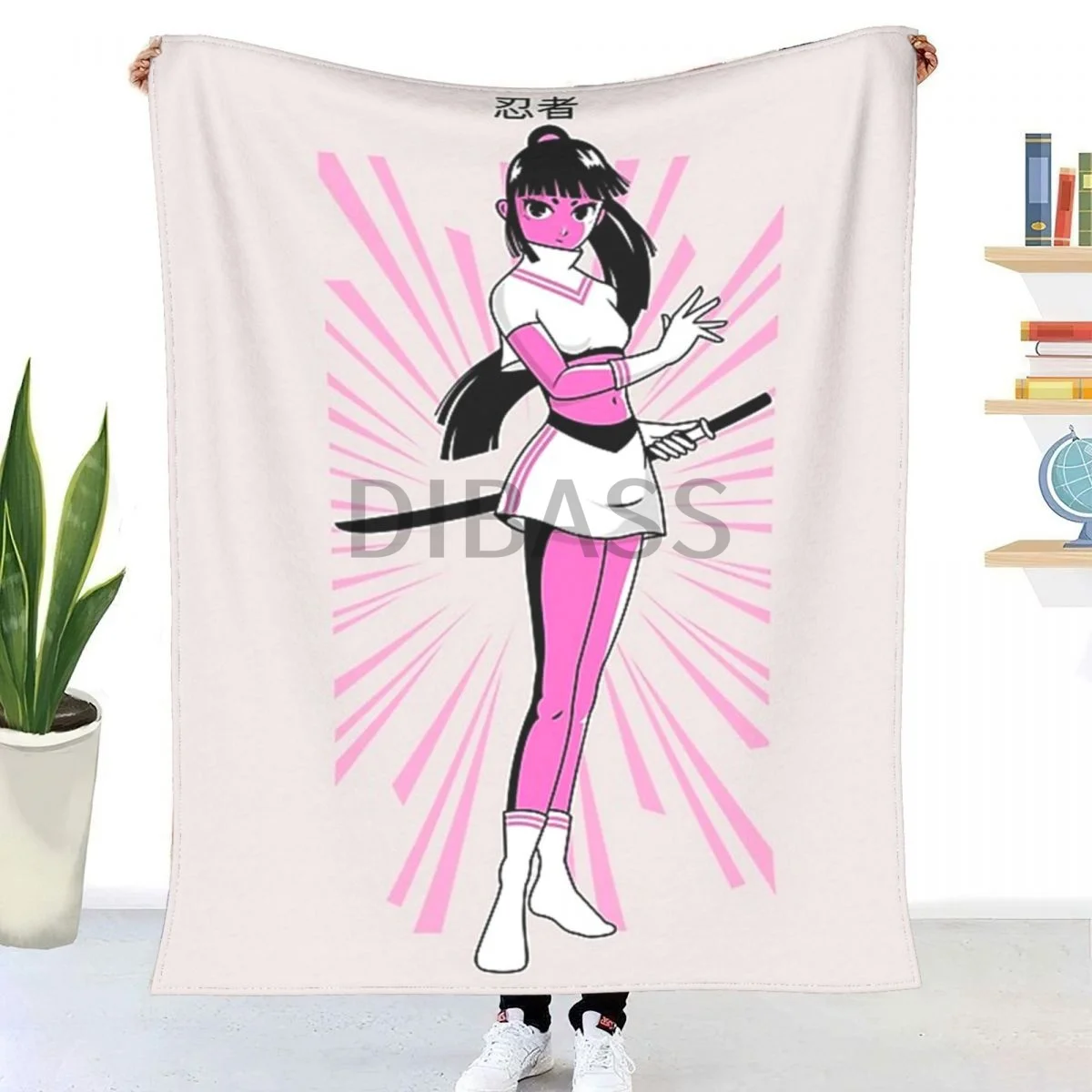 

Одеяло из фланели с 3D принтом для девочки из аниме Merch