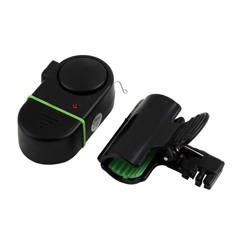 

Light Electronic Fish Bite Strike Sound Alarm Bell Alert ClipOn Fishing Rod Polel Fishing Accessories