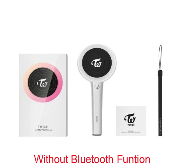 without bluetooth Светодиодный KPOP дважды световая палка Ver.2 CANDYBONG Z концертный фонарь хип-хоп световые вентиляторы коллекция осветительный фонарь на подставке - Цвет: without bluetooth