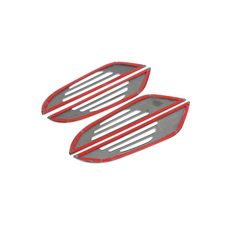 

2PCS Car Styling For Peugeot 2008 2019-Present Car Door Horn Decoration Sticker Interior Sequins Sticker Auto Accessories