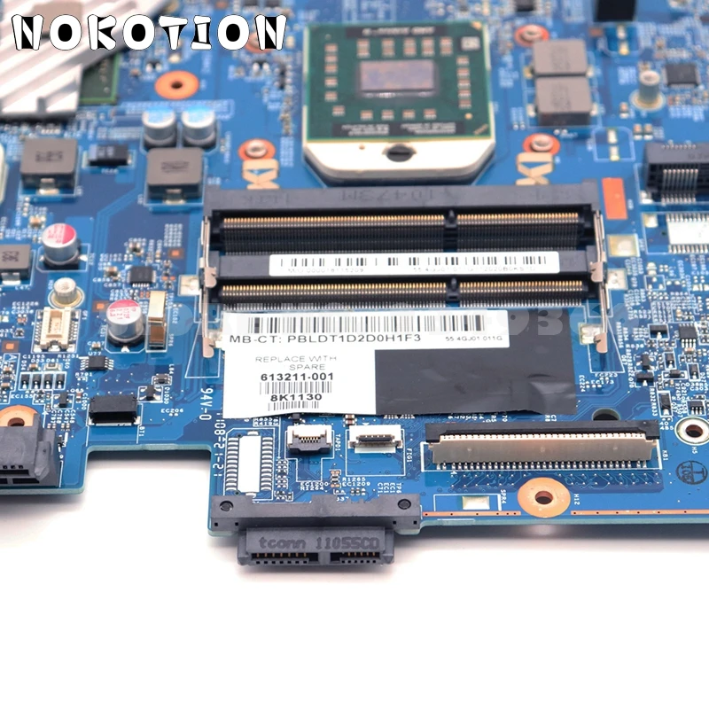 Материнская плата NOKOTION 613213-001 613211-001 для ноутбука hp Probook 4525S 48.4GJ02.011 с разъемом S1 DDR3, бесплатный процессор