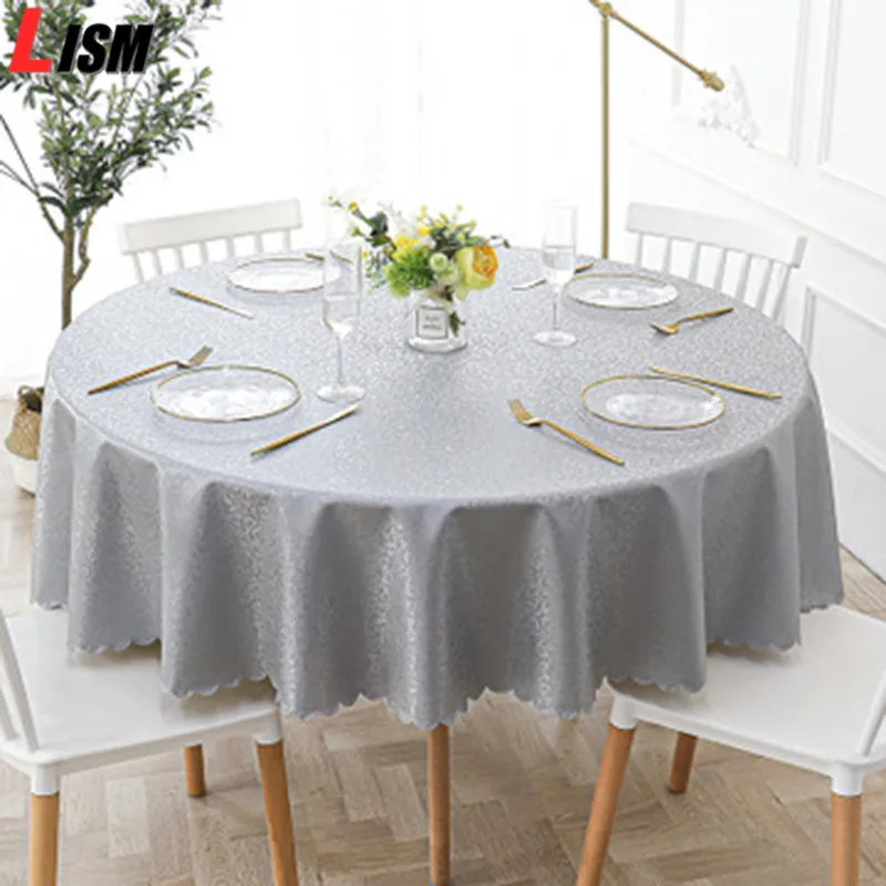 Водостойкие скатерти для круглых столов маслостойкий анти-обжигающий
