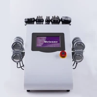 2019 ems vacuum tripolar rf machine cavitation machine 8 pads beauty equipment