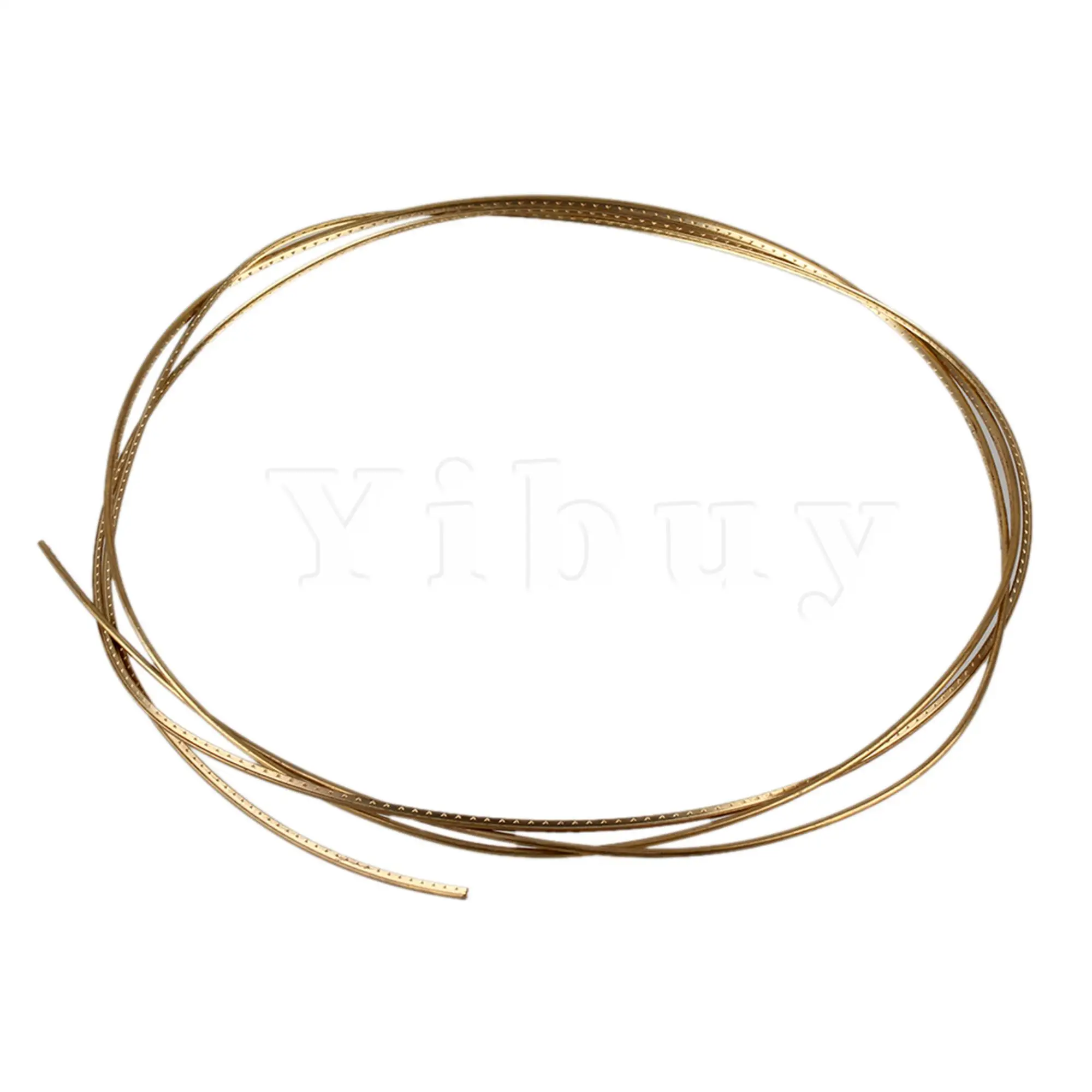 

Yibuy Professional Acoustic Guitar Fret Wire Golden Fretwire 2mm Width Guitar Tool