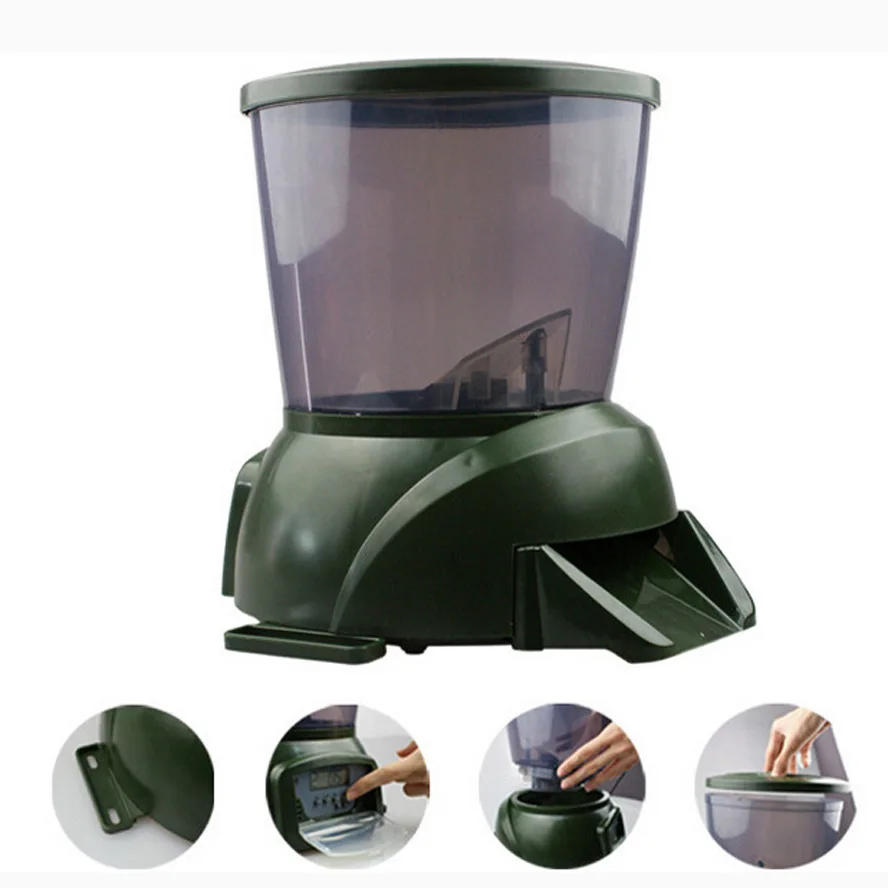 Авто пруд машина для автоматической подкормки рыб Корм аквариумных рыбок