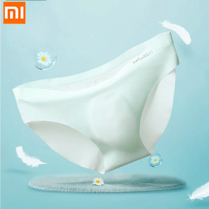 Новое мужское нижнее белье Xiaomi mijia из ледяного шелка антибактериальные удобные