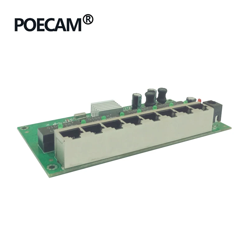 Модуль гигабитных коммутаторов 8 портов 1000 Мбит/с Переключатель PCBA UTP с медной