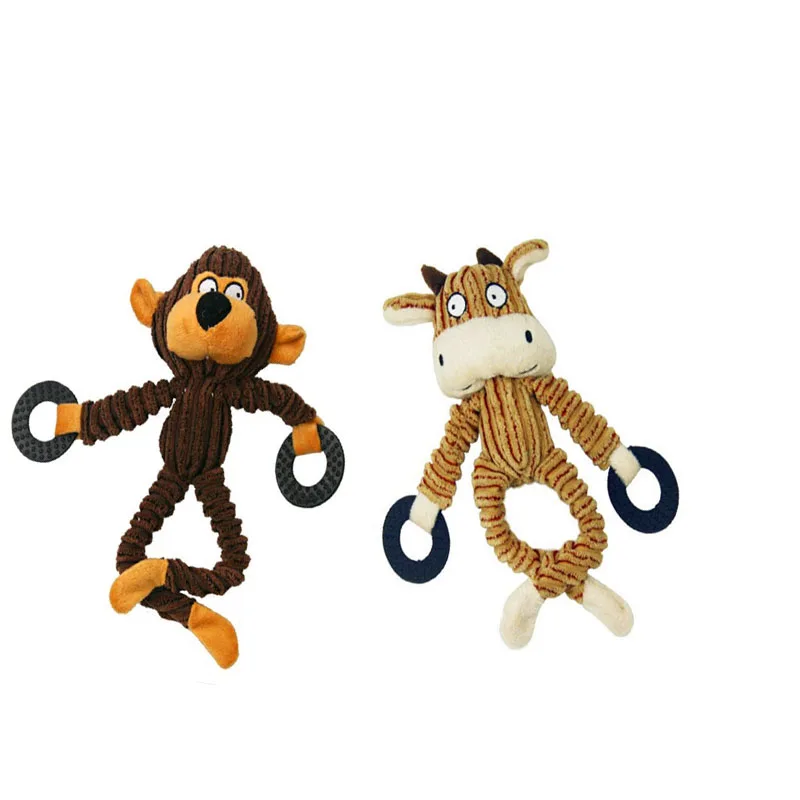 Жевательные игрушки Плюшевая собачка для щенка домашних животных жевательные