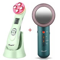 ckeyin ems microcurrent rf radio frequency facial lifting beauty device ultrasonic infrared body slimming skin tighten massager