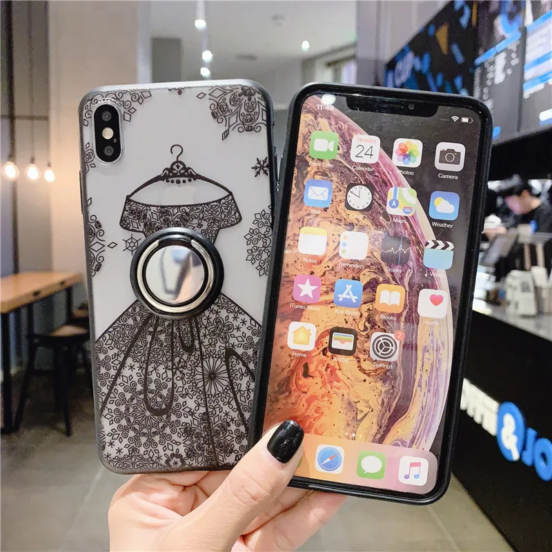 Чехлы для Huawei Honor Mate 10 10i 20 Pro Lite P Smart Plus 2019 Y6 2018 Nova 2i винтажные с кружевной каймой и