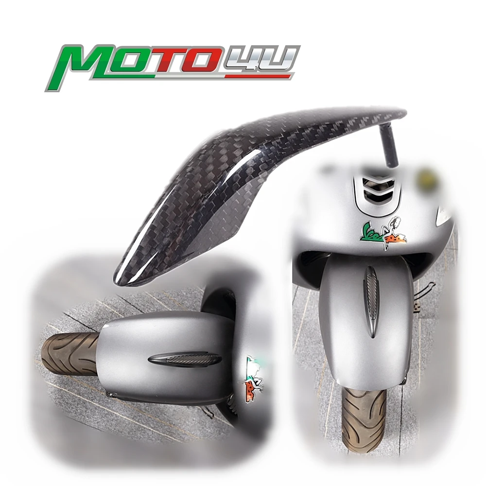 1 шт. карбоновый передний брызговик носовой плащ крыло украшение для скутера Vespa