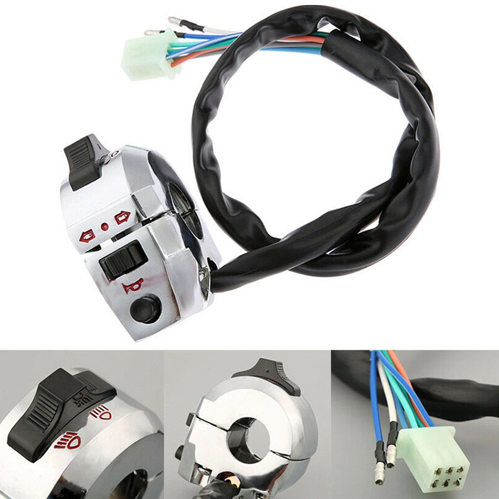 

7/8 Motorcycle Motorbike Handlebar Control Light Signal Blinker Horn Switch