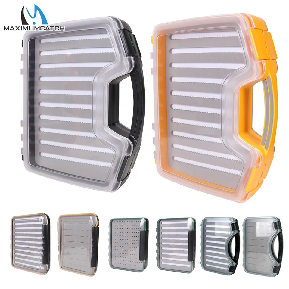 Водонепроницаемый бокс для ловли нахлыстом Maximumcatch большой размер легко