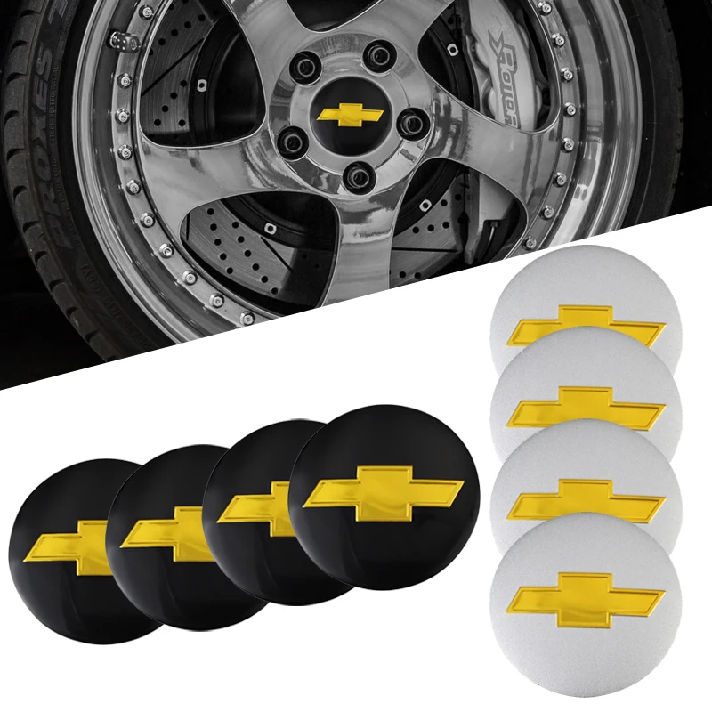 Наклейки с эмблемами для Chevrolet Tahoe Cruze Aveo Camaro Captiva Equinox Impala Malibu 4 шт. Центральная
