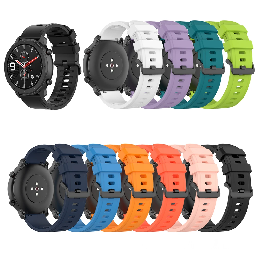 Ремешок для часов AMAZFIT 2 StratoS Ширина 22 мм браслет GTR 47 мм/Pace/Stratos аксессуары умных