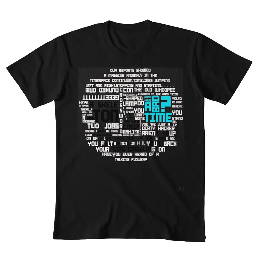 Sans футболка undertale sans текстовые цитаты подхвостники шуточки комикс sans|Мужские