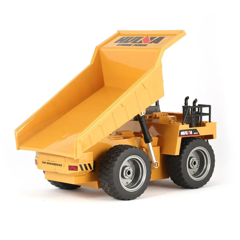 HUINA 1540 1/18 2 4G 6CH версия сплава вращение на 360 градусов RC грузовик Строительная