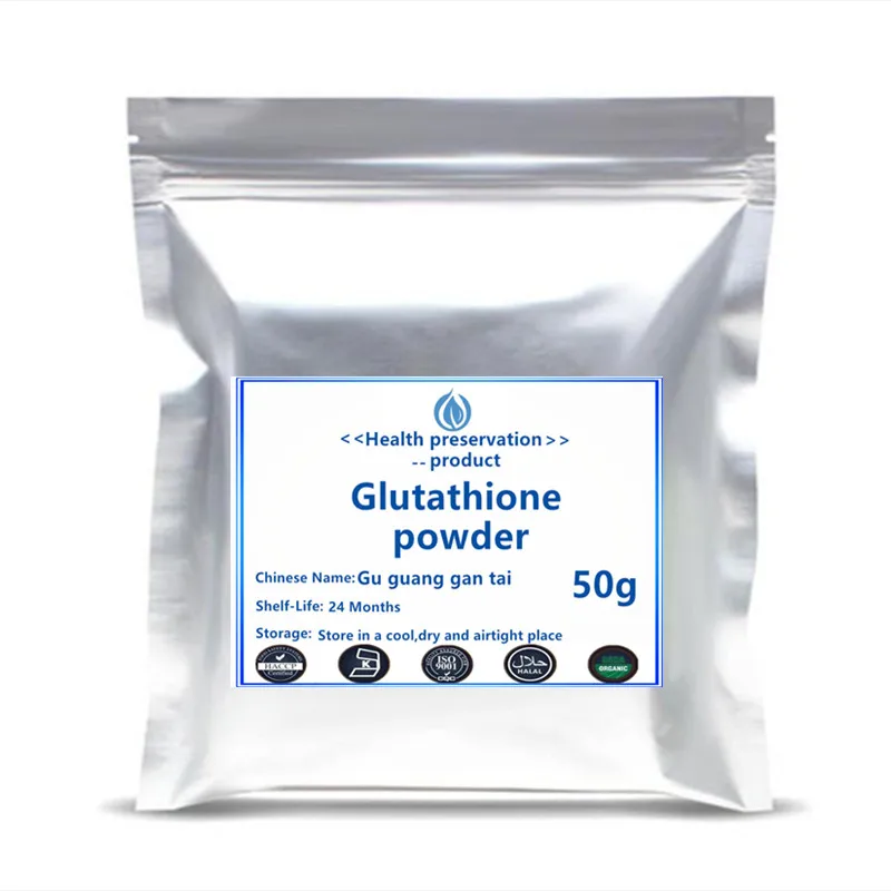 

Hot sale 99.9% Glutathione Powder original lightening cosmetic grade for skin Glutathion GSH powder suppliment body Whitening