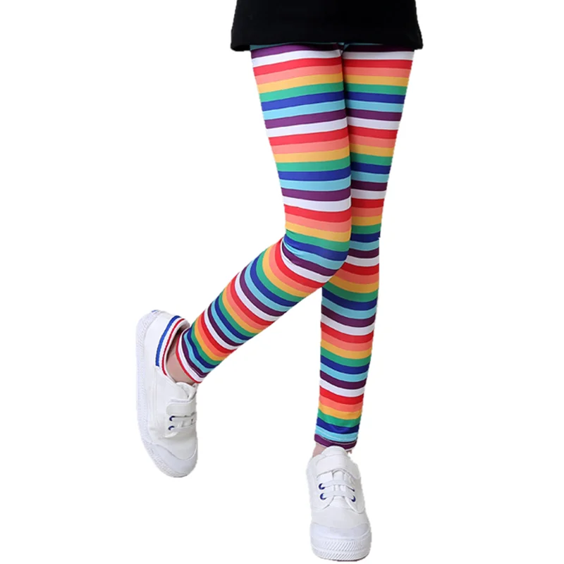 

Baby Girls Leggings New Printing Flower Legging Infantil Para Menina Toddler Leggings 2-11y Cute Girl Pencil Pants Kids Trousers