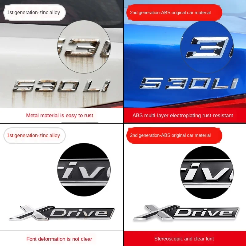 Автомобильный задний Трейл емкость логотип цифровая этикетка для BMW 5 серии 520 535