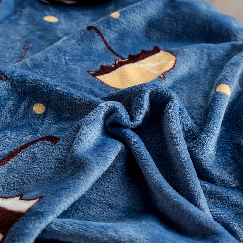 

The Umbrella 200x230cm Farley Wool Polar Microfiber Bedspread Blanket Cover Flannel Blanket for Sofa/Bed/Car Portable Plaids