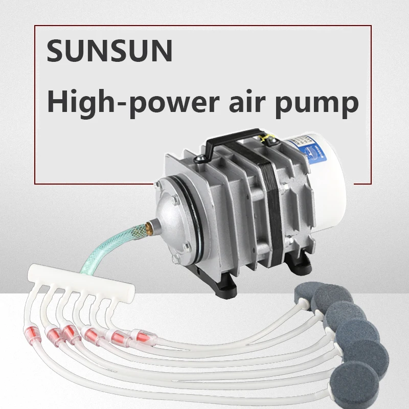 SUNSUN воздушный насос ACO-001 002 003 электромагнитный аэратор для аквариума пруда
