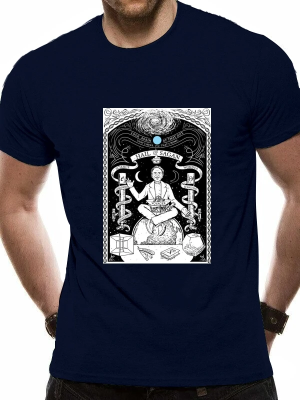 Футболка с надписью на тему града сагана футболка карлсагана Карла сатана