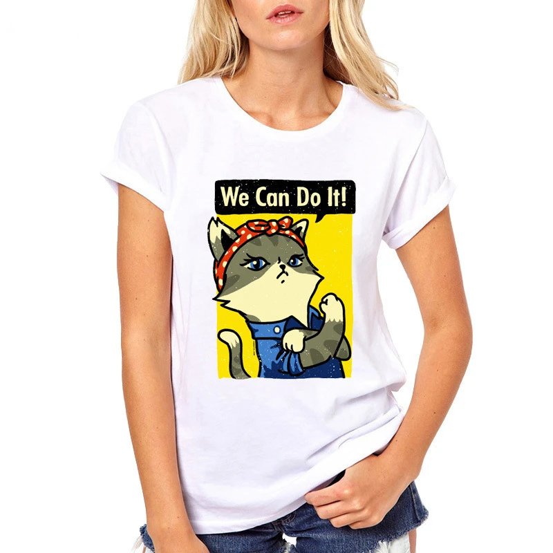 Kawaii футболки с котами 7 различных типов кошек напечатаны Японский кот автобус и