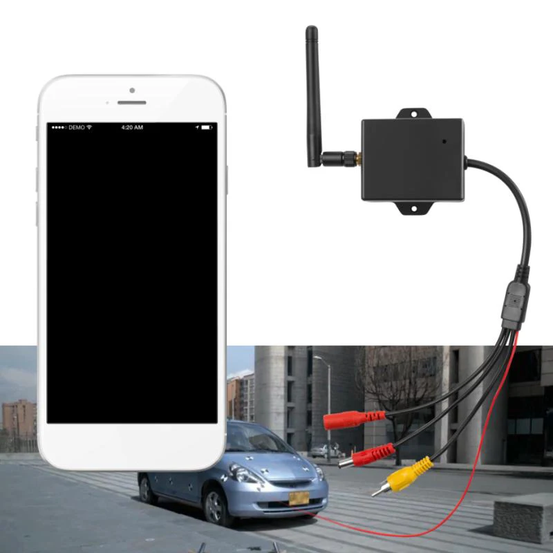 

Kit WiFi Transmitter Module DC 9-30V VGA Shockproof Wireless Replacement Backup AV Video