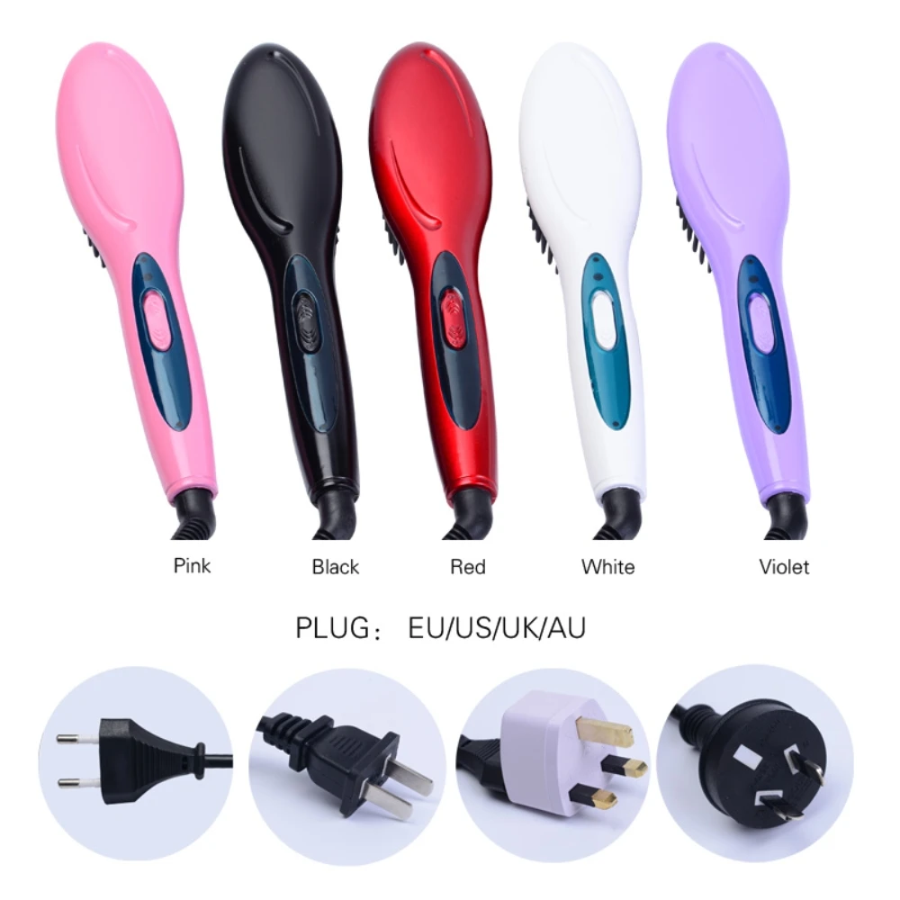 

Straight Hair Comb brush Care Styling hair straightener Comb Auto Massager Straightening Irons SimplyFast Hair iron