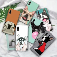 cute pet dog phone case for xiaomi redmi note 10x 9 8 7 6 5 plus 4 4x pro 8a 7a s2 6a 5a k30 k20 tpu back cover