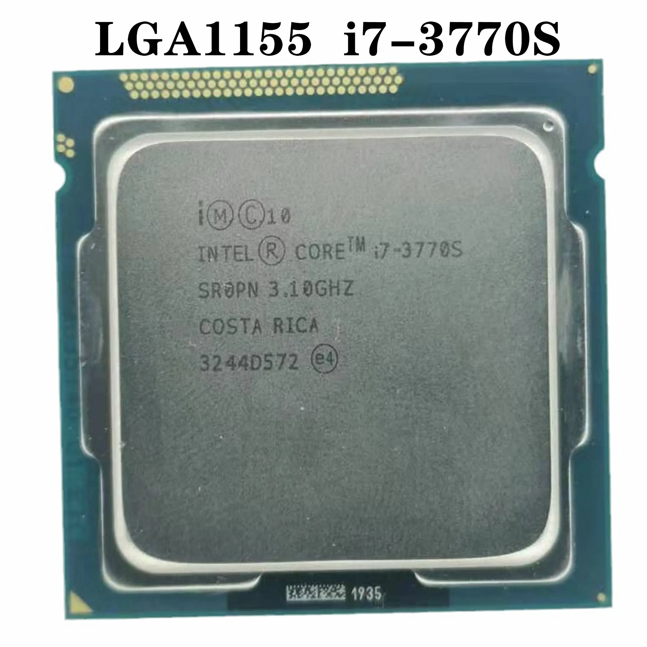 Десктопный процессор Core i7 3770S четырехъядерный 3 1 ГГц L3 = 8M 65 Вт Разъем LGA 1155