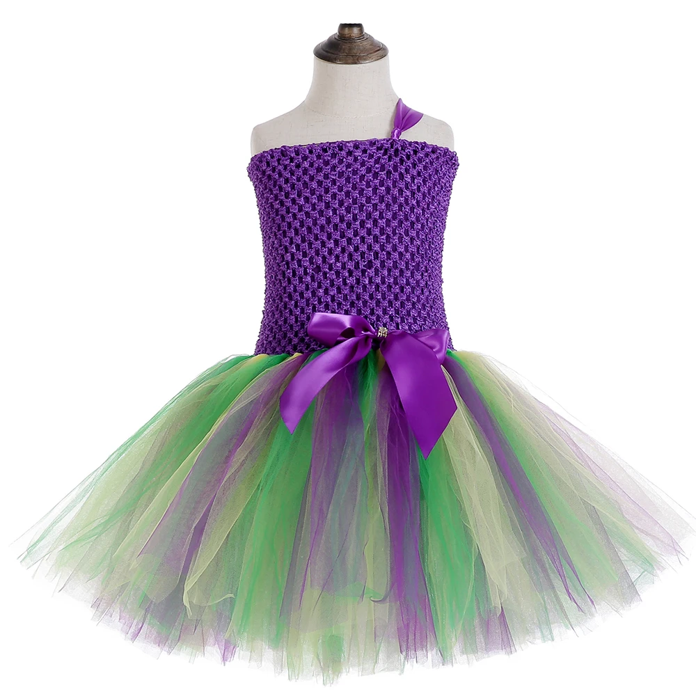 Little Mermaid Tutu Dress Under The Sea Birthday Theme Party for Kids Girl Holiday Carnival Halloween Princess Costume | Детская одежда