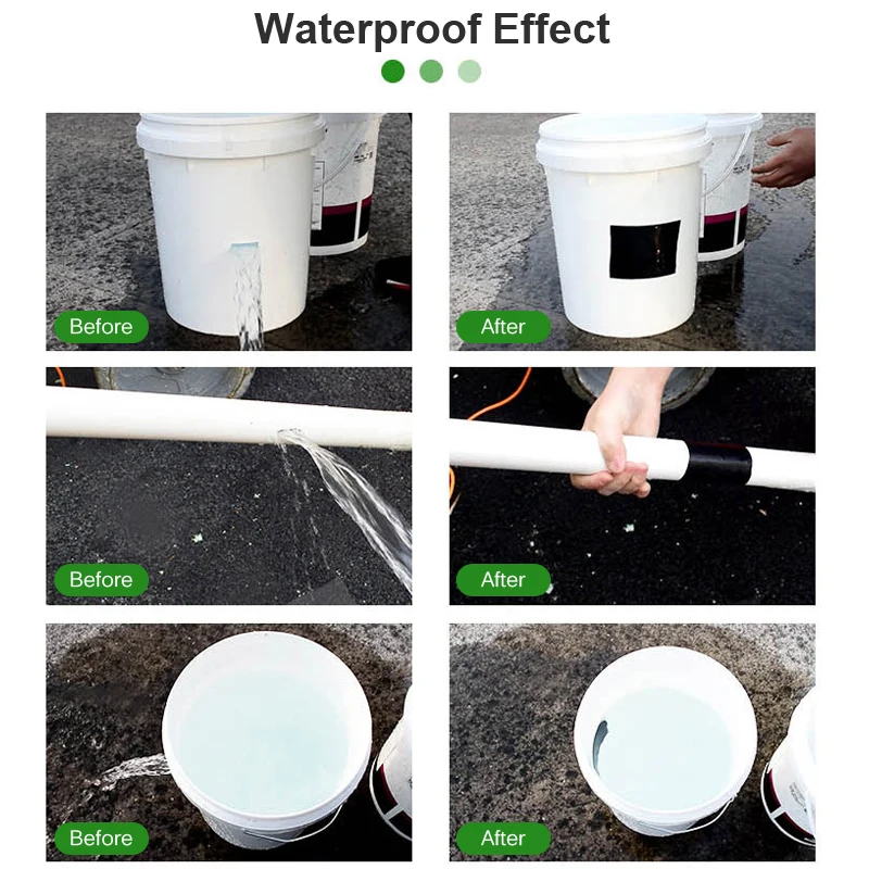 

1.52m Super Strong Fiber Waterproof Tape Quick Leak Repair Tape PE tube PVC Adhesive Insulating Duct Self Fiberfix Adhesive Tape