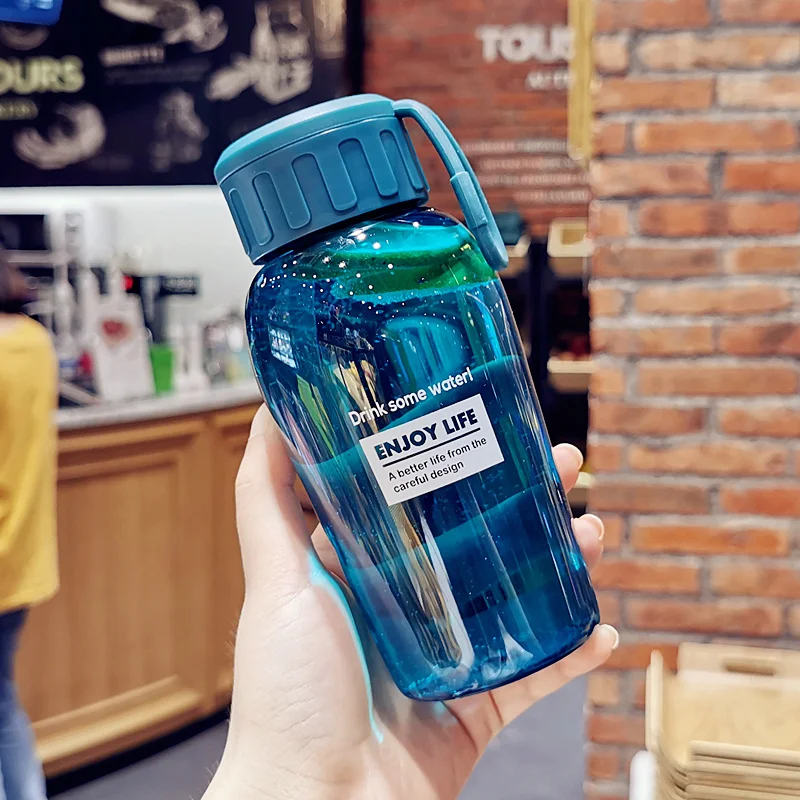 Эстетическая прозрачная термобутылка для воды инфузор портативная бутылка сока